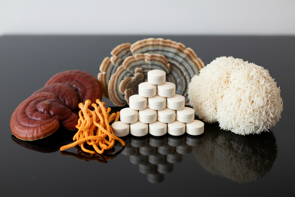 Unlock Natural Brain Power: Benefits of Cognition Mushroom Blend Capsules