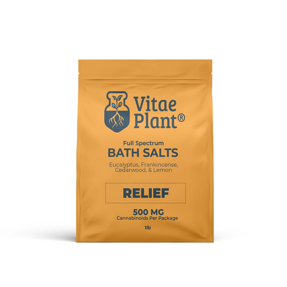 CBD Epson Salts - Relief Eucalyptus, Frankincense, Cedarwood, Lemon 454g