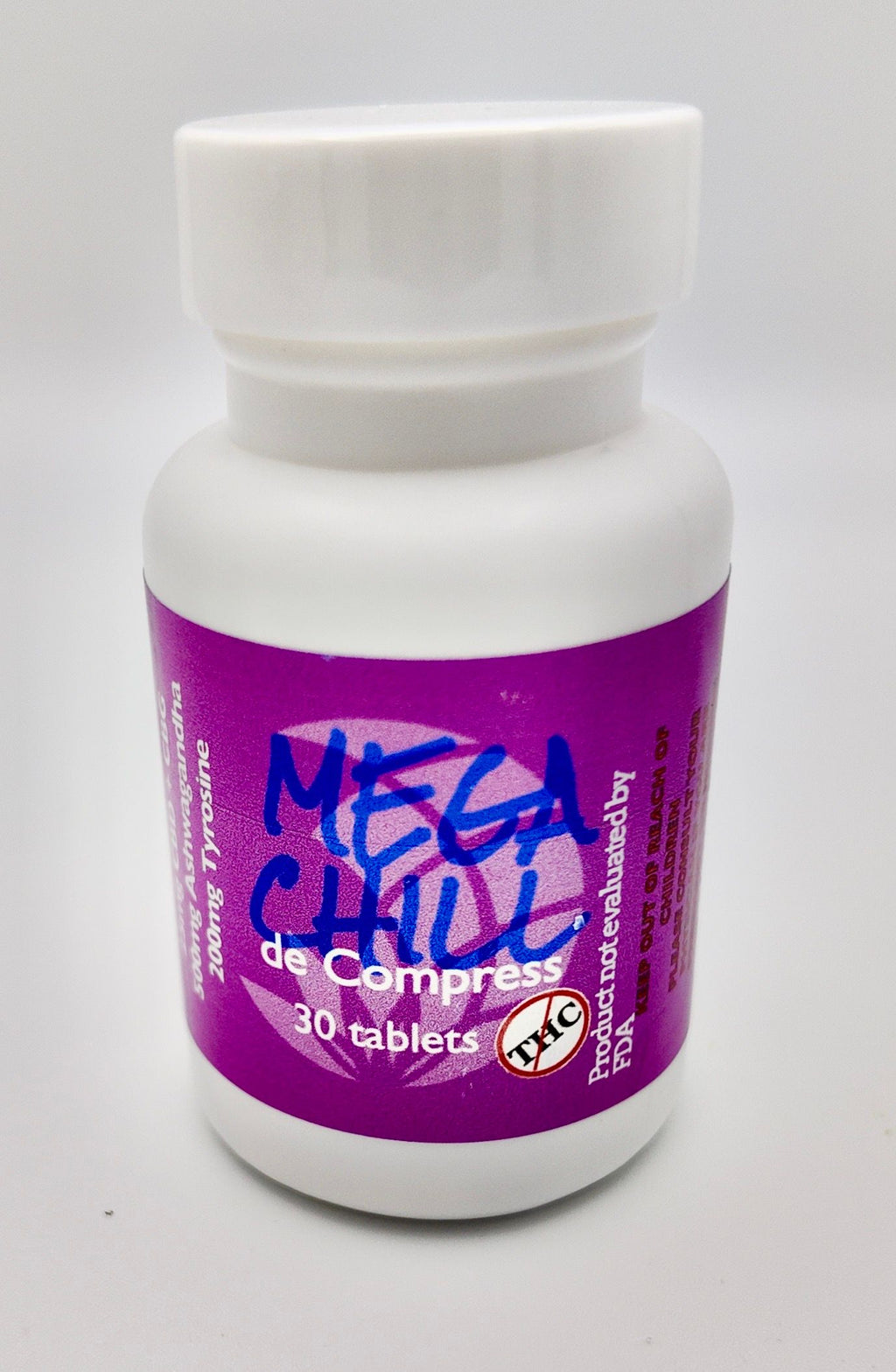 MegaChill CBD, CBG, Ashwagandha, Tyrosine