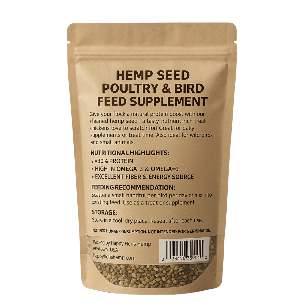 Hemp Seed Animal Feed BULK