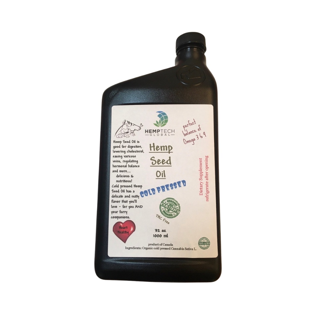 Raw Hemp Seed Oil 4 Pets