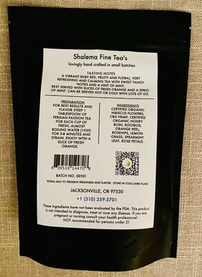 Persian Passion CBG Hemp Tea